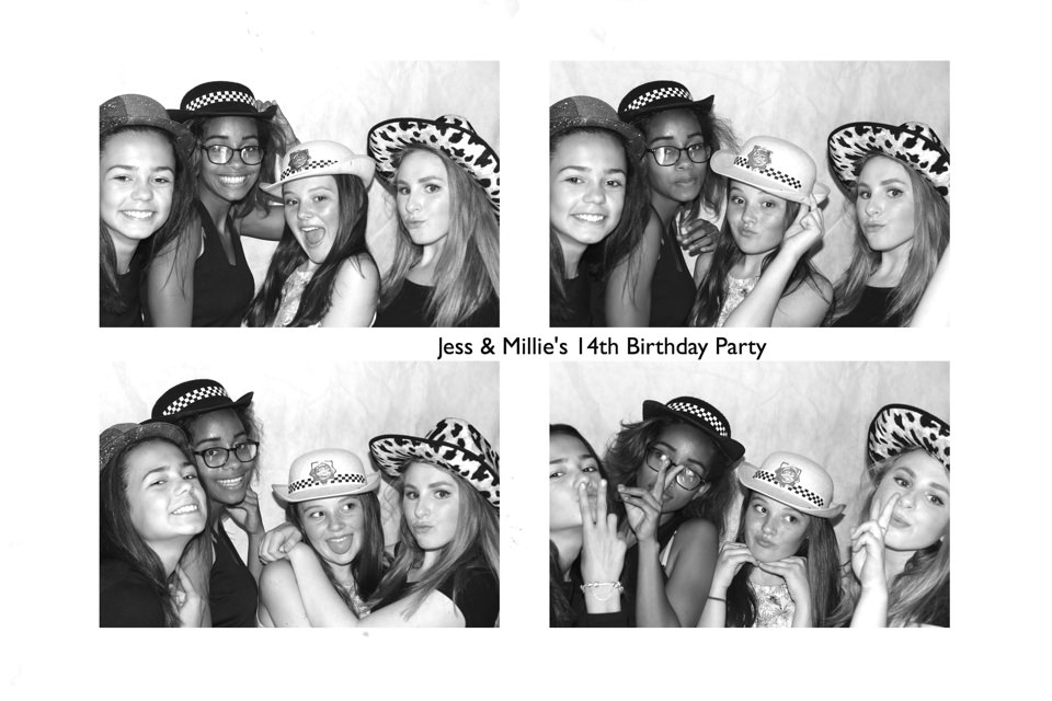 Jess & Millie’s Bliss Birthday party photo booth Burton upon Trent